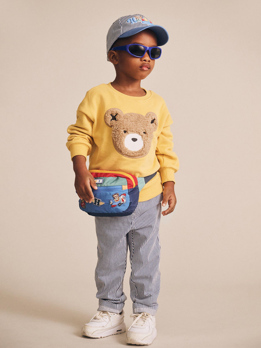Huxbaby Furry Huxbear Sweatshirt Yellow