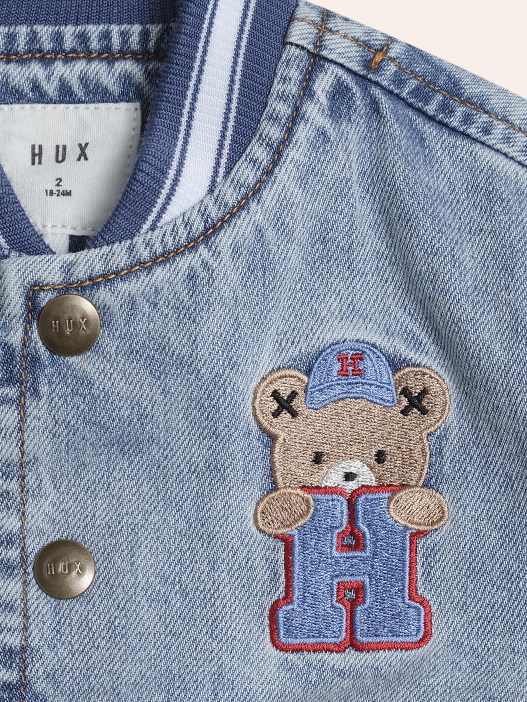 Huxbaby Dreamy Denim Varsity Bomber