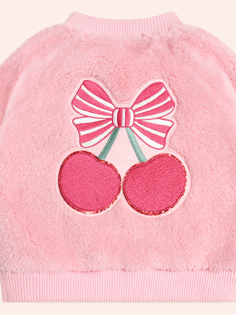 Huxbaby Cherry Pie Fur Jacket
