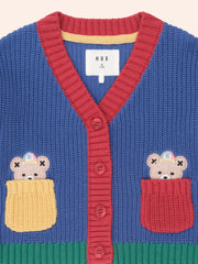 Huxbaby Colour Block Varsity Hux Cardi