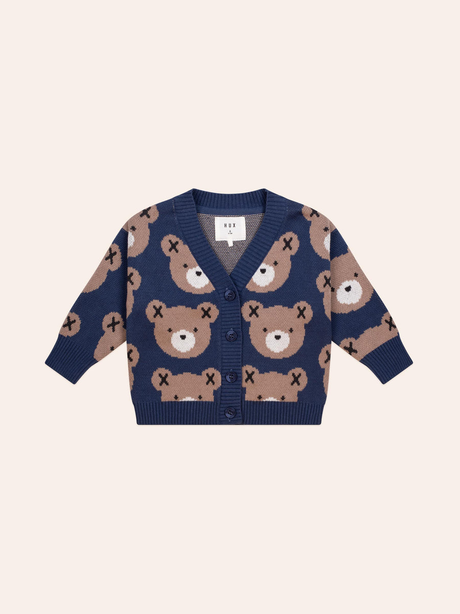 Huxbaby Huxbear Knit Cardi Navy