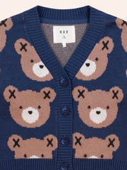 Huxbaby Huxbear Knit Cardi Navy
