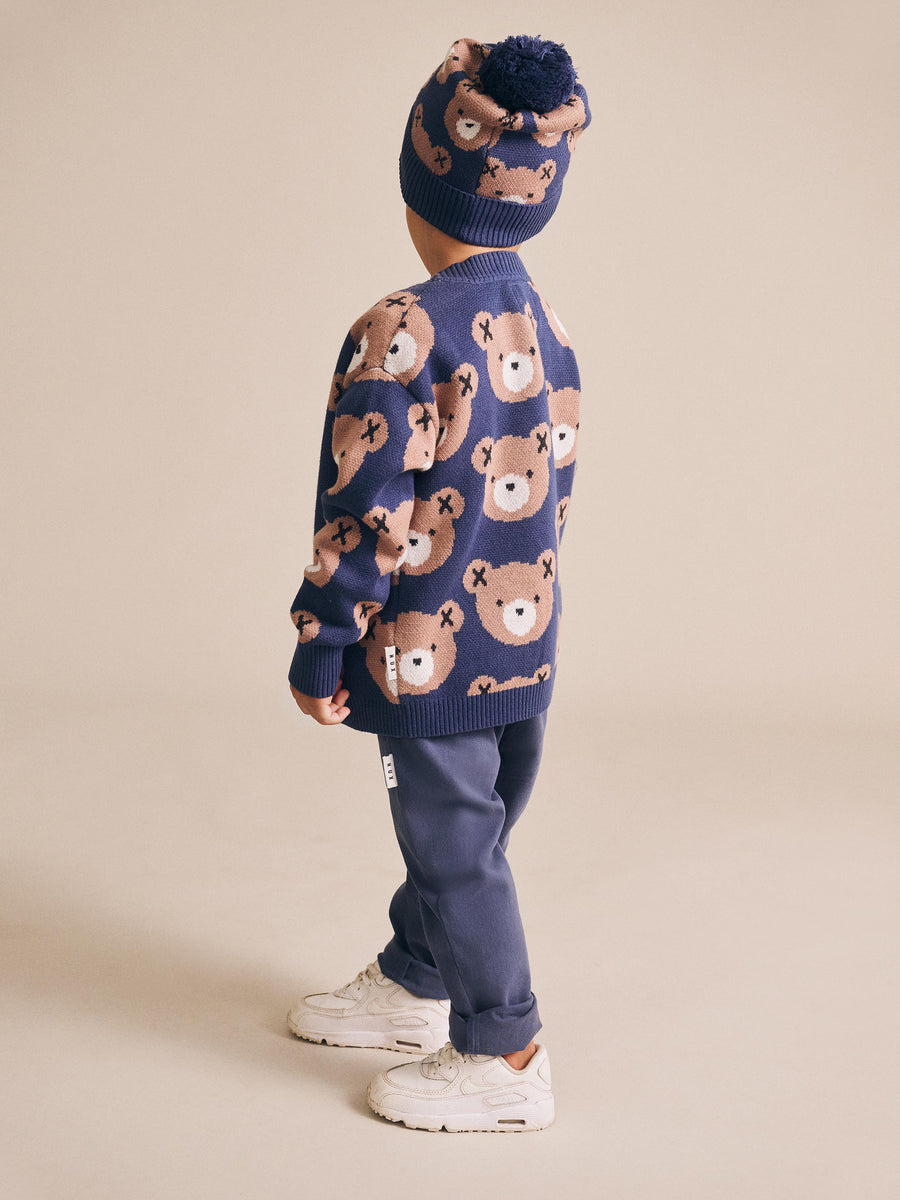 Huxbaby Huxbear Knit Cardi Navy