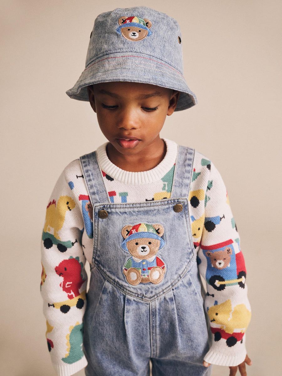 Huxbaby Dino Train Knit Pullover
