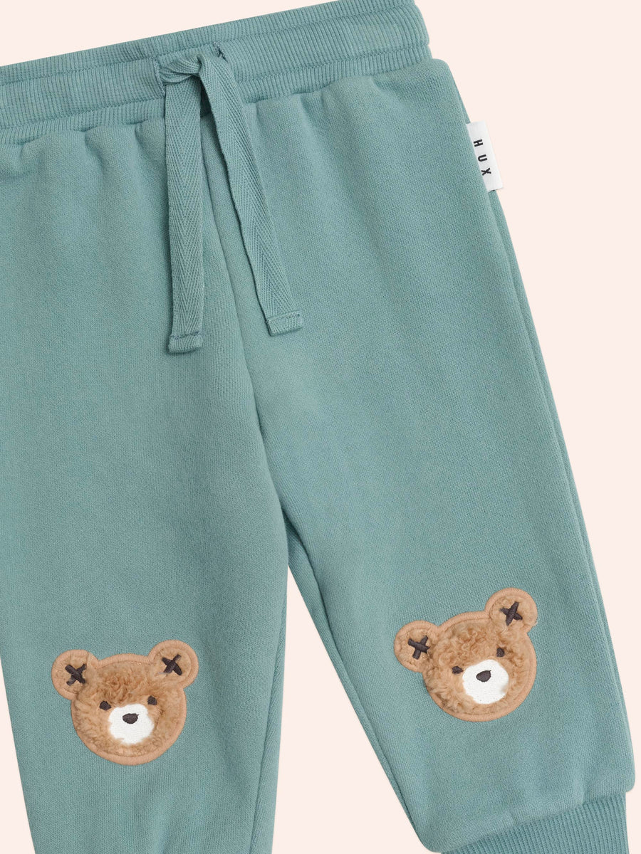 Huxbaby Furry Huxbear Track Pants Green