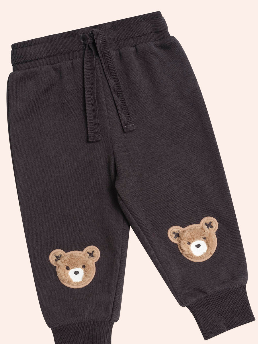 Huxbaby Furry Huxbear Track Pants Black