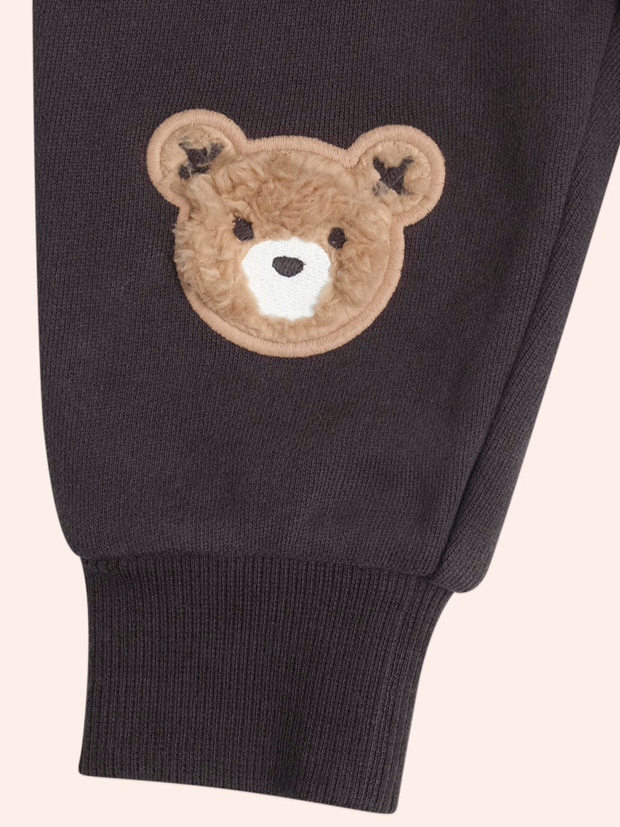 Huxbaby Furry Huxbear Track Pants Black
