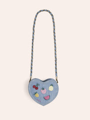 Huxbaby I Heart Fruit Denim Shoulder Bag