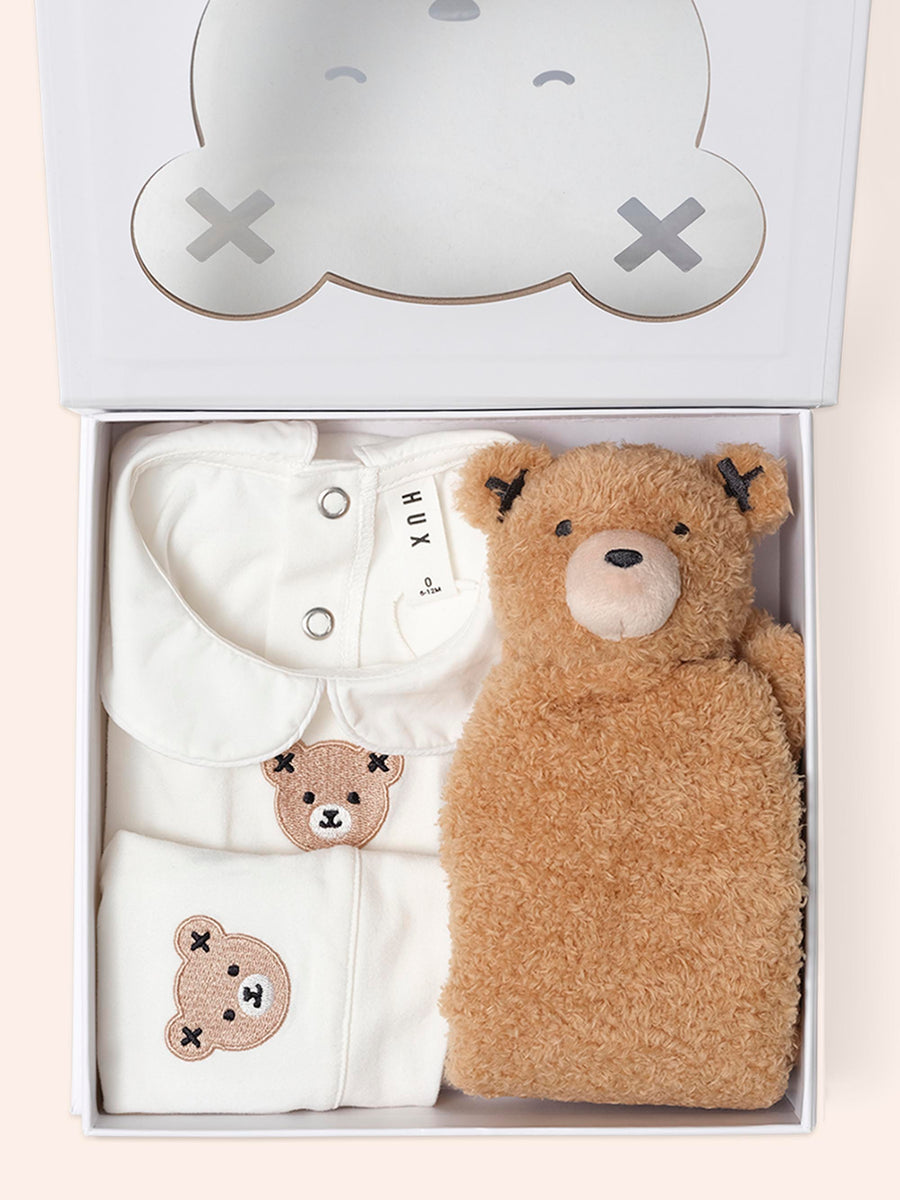 Huxbaby Baby's First Gift Box Set - Romper, Hat, Comforter