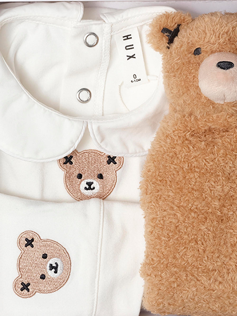 Huxbaby Baby's First Gift Box Set - Romper, Hat, Comforter