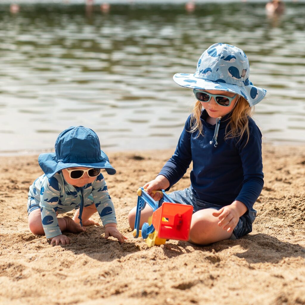 Jan & Jul Blue Whale | Cotton Floppy Hat