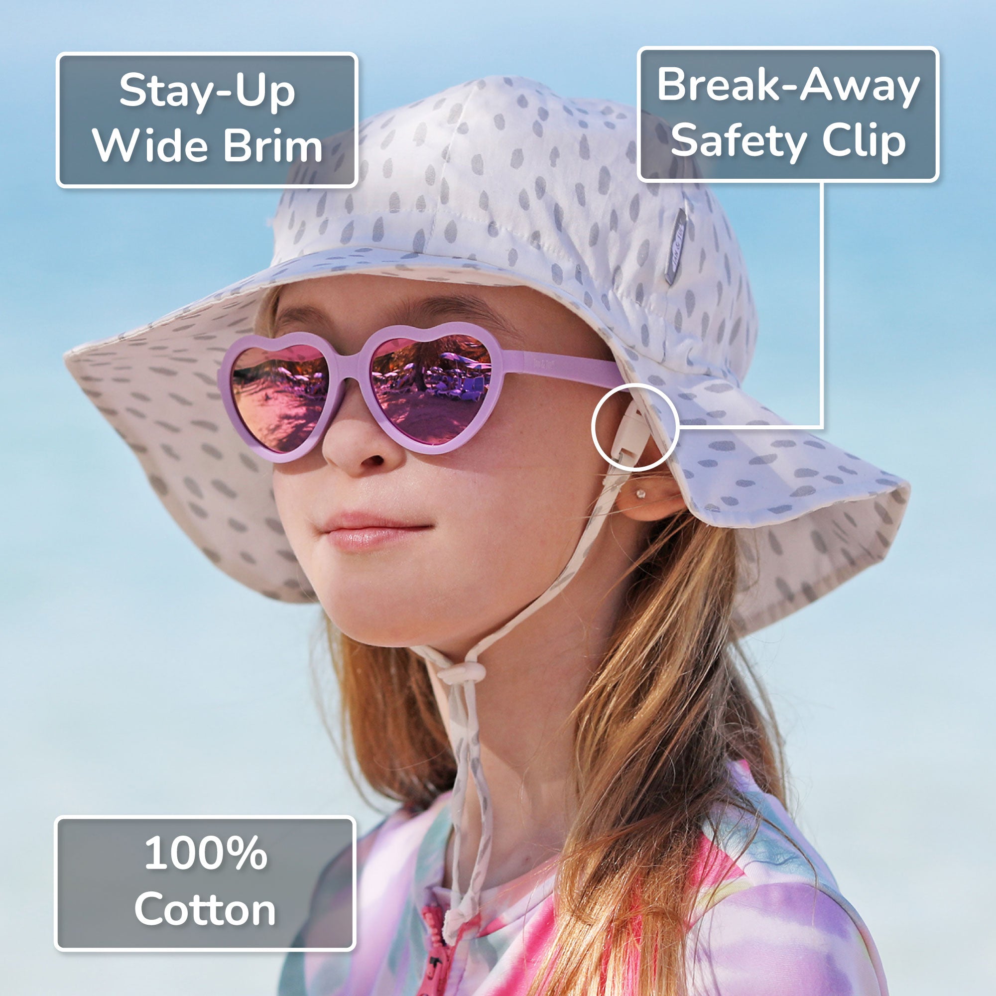 Jan & Jul Yellow Pineapple | Cotton Floppy Hat
