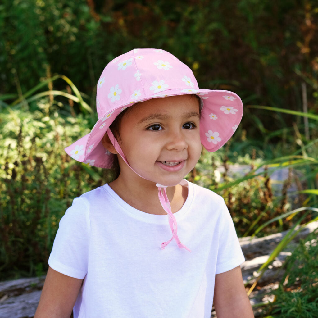 Jan & Jul Pink Daisy | Cotton Floppy Hat