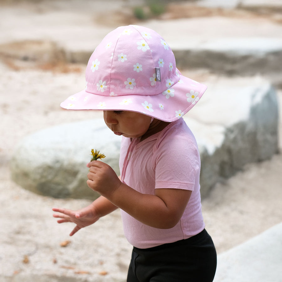 Jan & Jul Pink Daisy | Cotton Floppy Hat