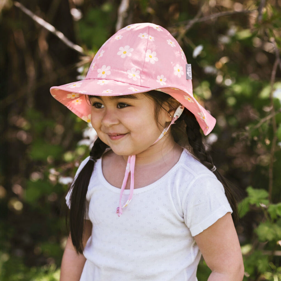 Jan & Jul Pink Daisy | Cotton Floppy Hat