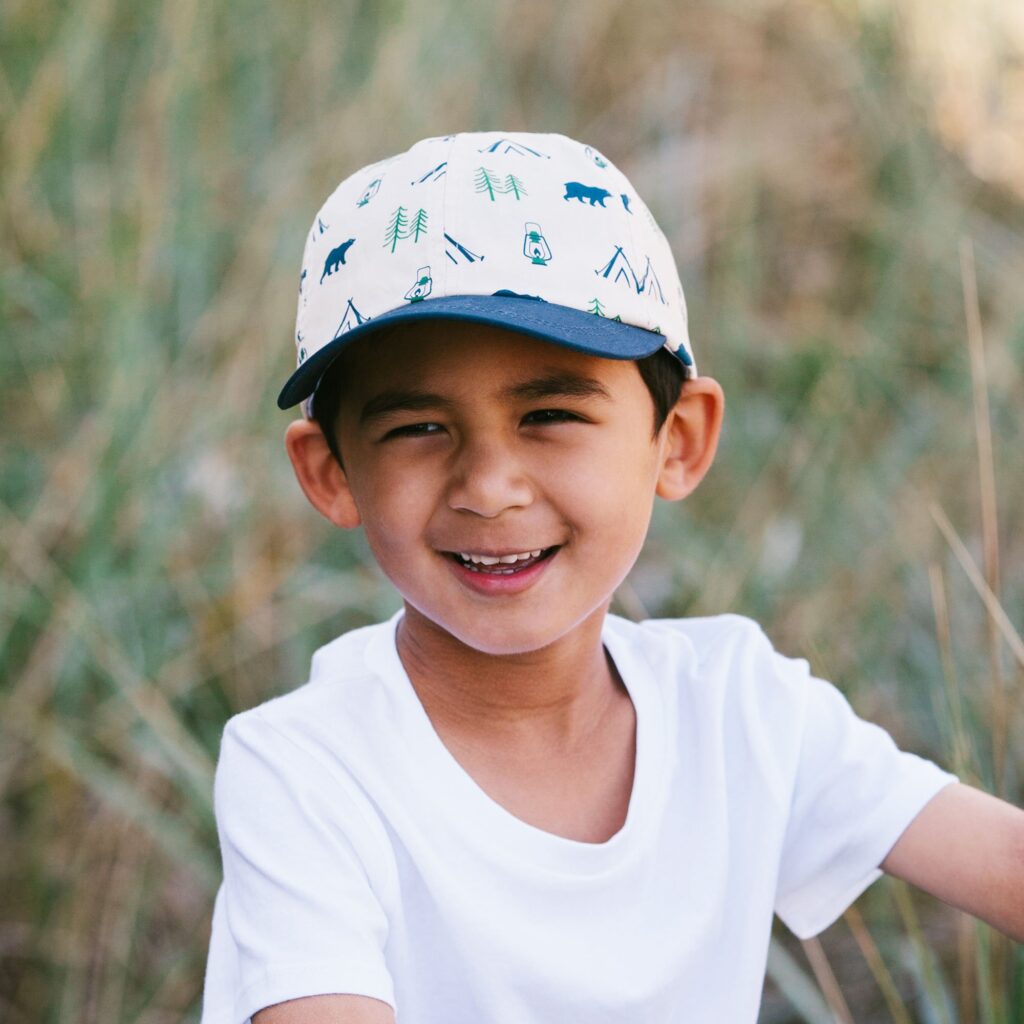 Jan & Jul Bear Camp | Kids Lite Baseball Caps