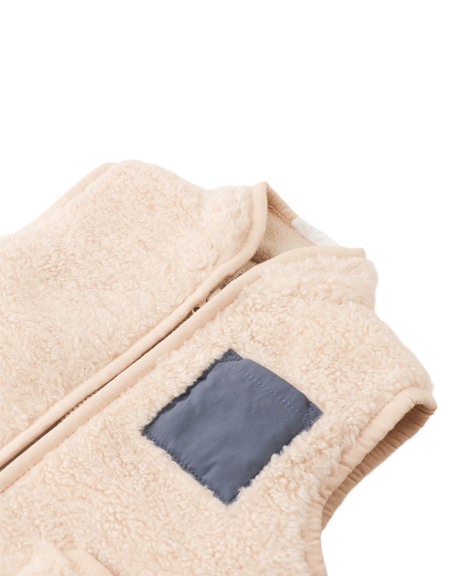Gingersnaps Baby Orazio Sherpa Vest with Pocket