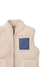 Gingersnaps Baby Orazio Sherpa Vest with Pocket