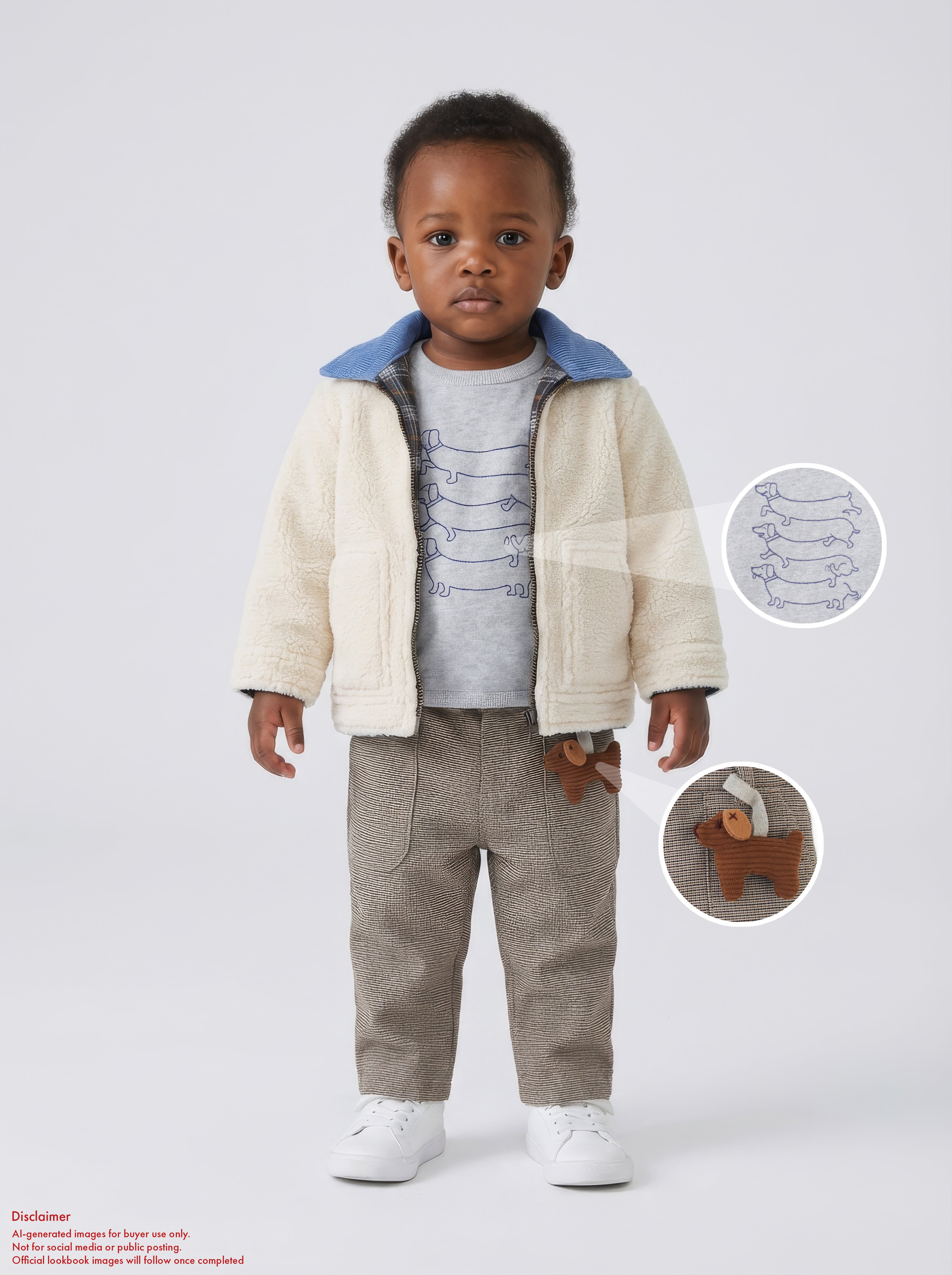Gingersnaps Baby Giorgio Micro Houndstooth Pants