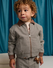 Gingersnaps Multicolor Baby boys Leonardo Micro Houndstooth Jacket