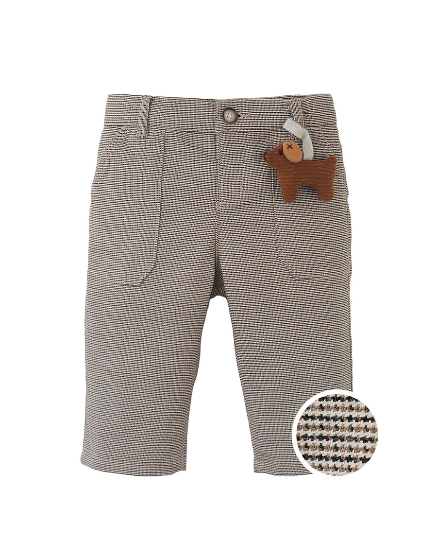 Gingersnaps Baby Giorgio Micro Houndstooth Pants