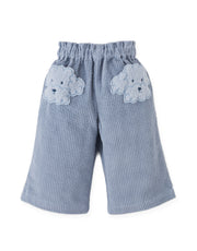 Gingersnaps Baby Grorgina Wide Leg Corduroy Pant Poodle Pocket