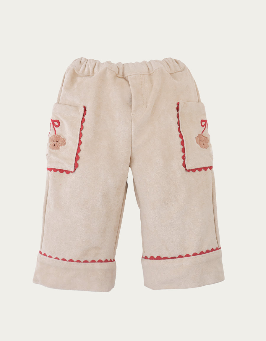 Gingersnaps Baby Nellie Straight Cut Pant Poodle Detail
