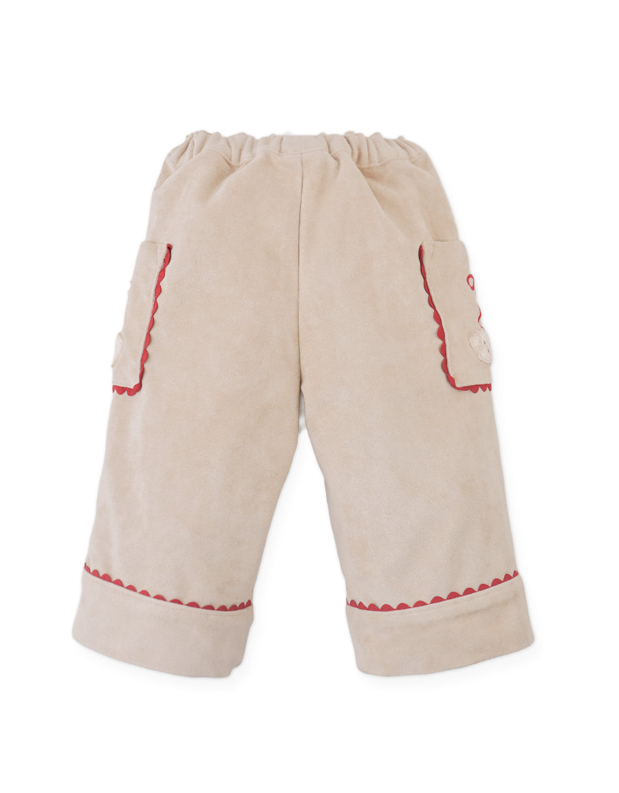 Gingersnaps Baby Nellie Straight Cut Pant Poodle Detail