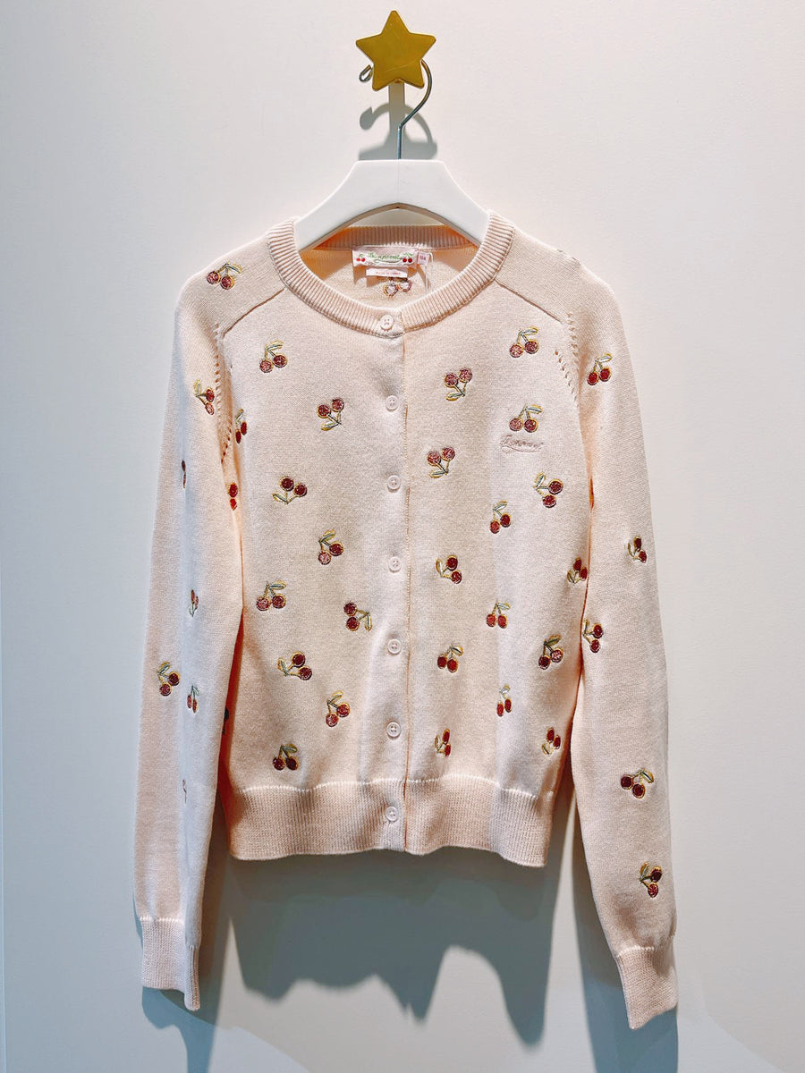 Bonpoint Pink Aizoon Cardigan