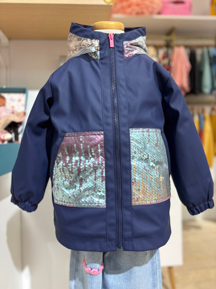 Billieblush Girls Pocket Rain Coat