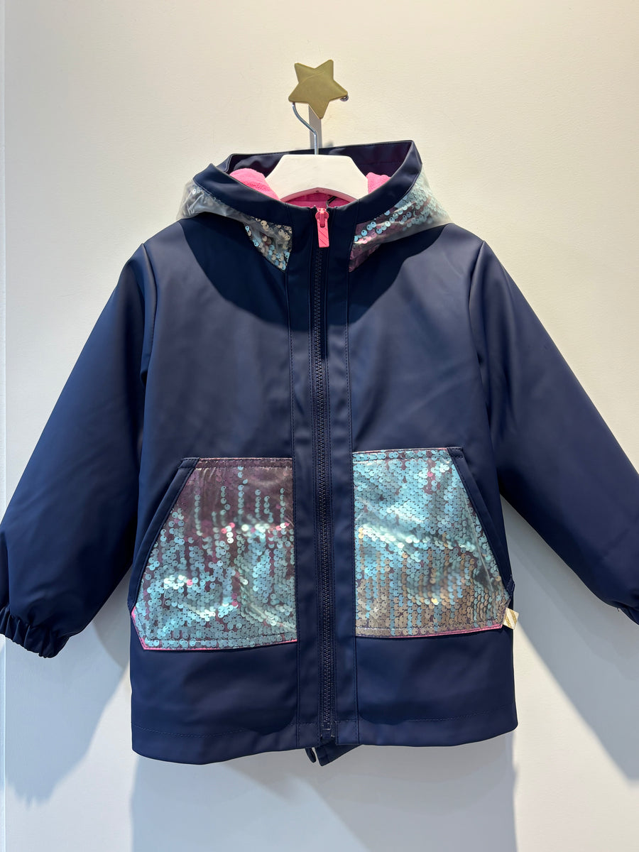 Billieblush Girls Pocket Rain Coat
