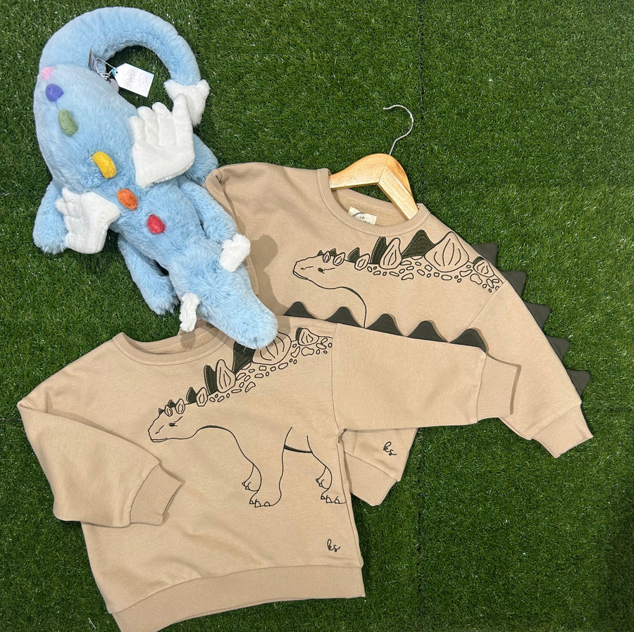 Konges Slojd LOU ANIMAL SPIKE DINO GOTS