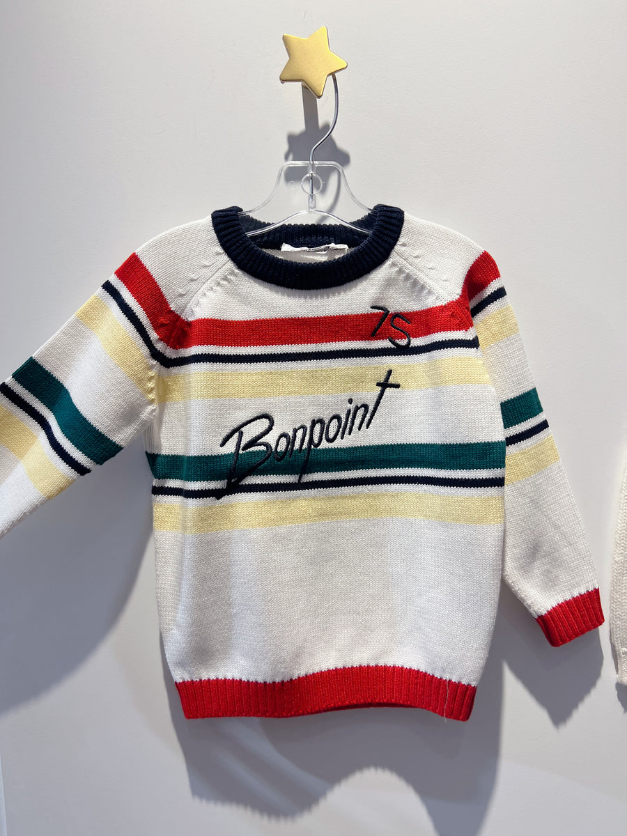 Bonpoint Boy Ivory Florencio Sweater