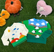 Stella McCartney Baby Farmyard Graphic Knitted Jumper