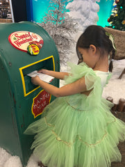 Billieblush Green Tulle Ruffle Dress