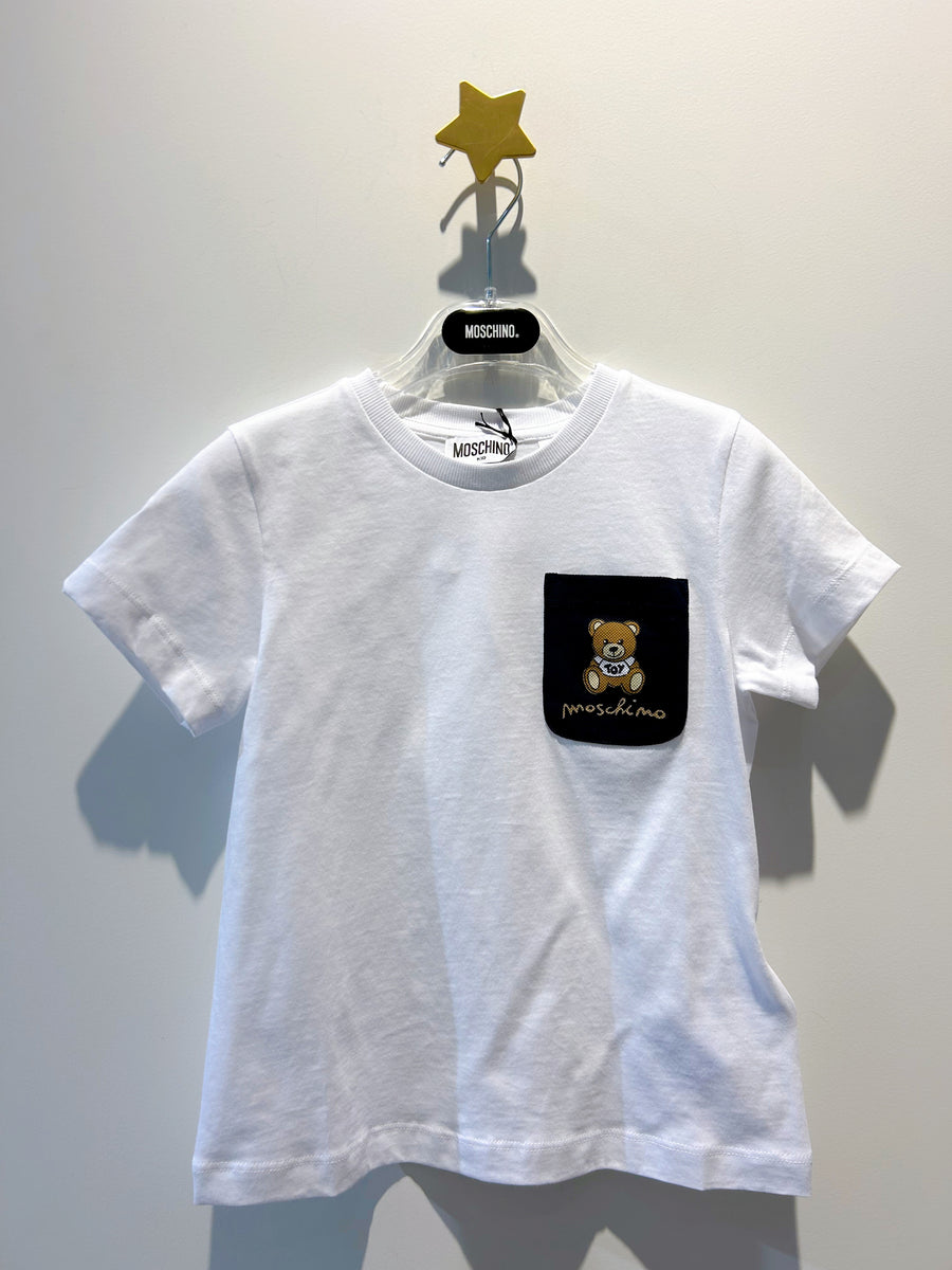 Moschino Boys Short Sleeved Tee and Shorts Set with Circus Print