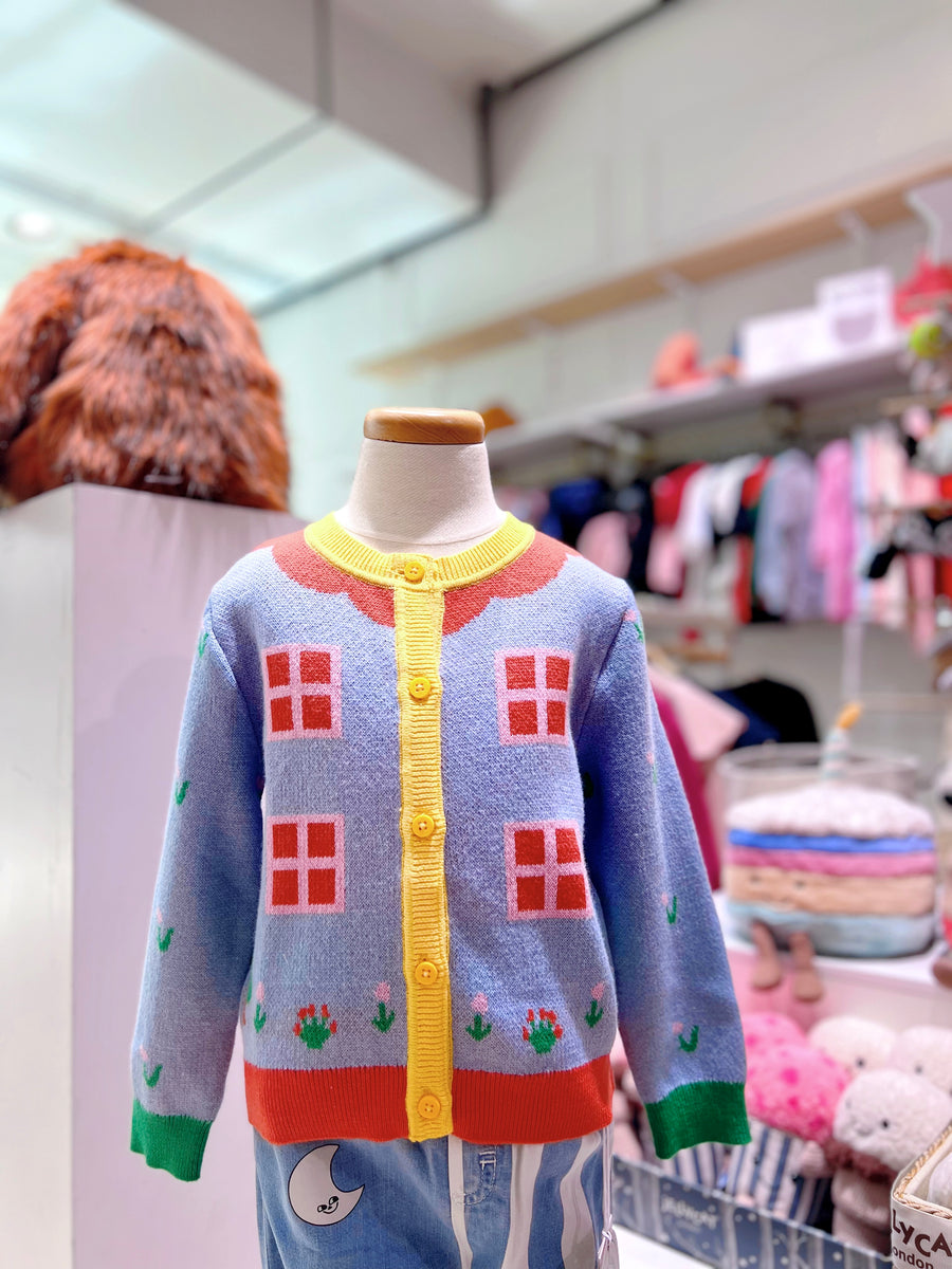 Stella McCartney Girls Light Blue Cardigan