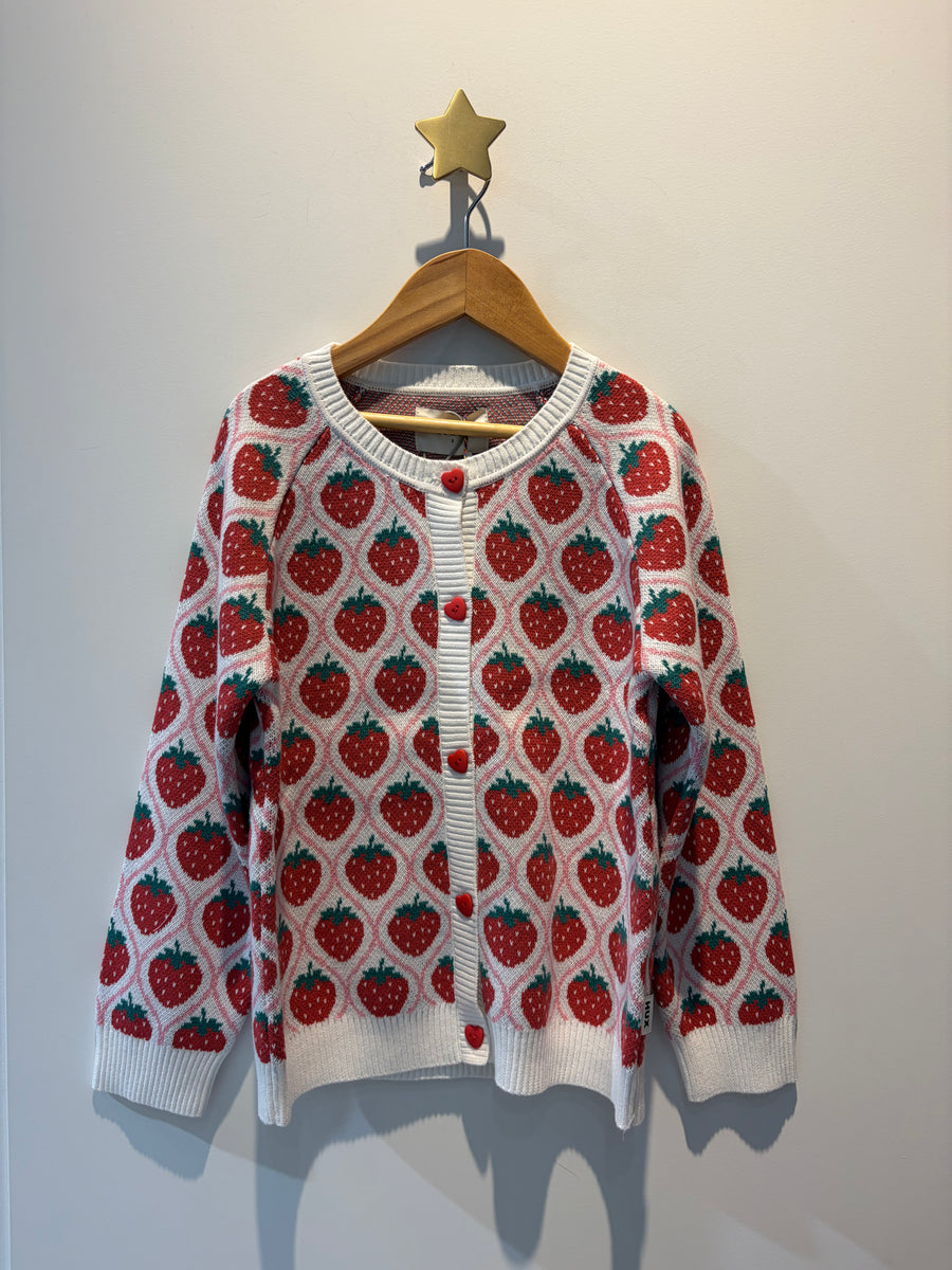Huxbaby STRAWBERRY FIELDS CARDI