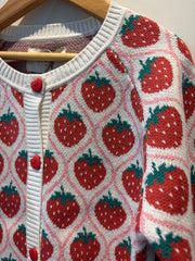 Huxbaby STRAWBERRY FIELDS CARDI