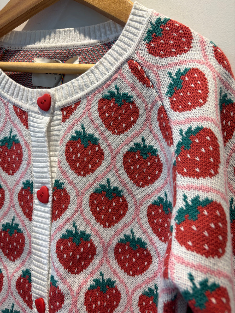 Huxbaby STRAWBERRY FIELDS CARDI
