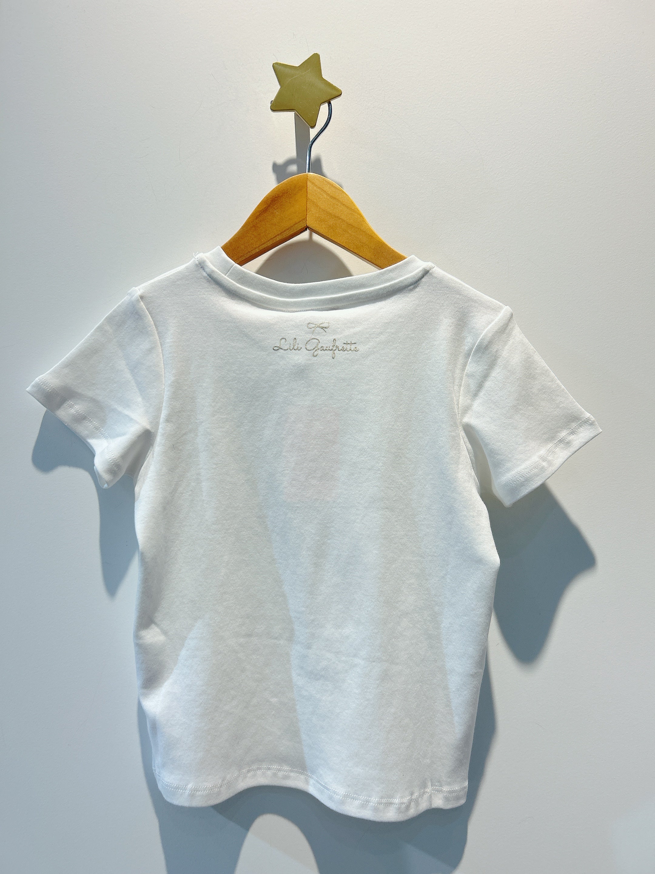 lili Gaufrette Girls Snow White Shorts Sleeve Tshirt