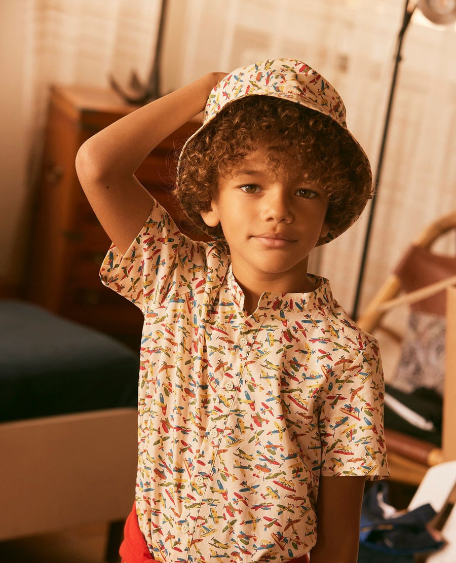 Bonpoint Boy Multicolor Connor Liberty Fabric Shirt