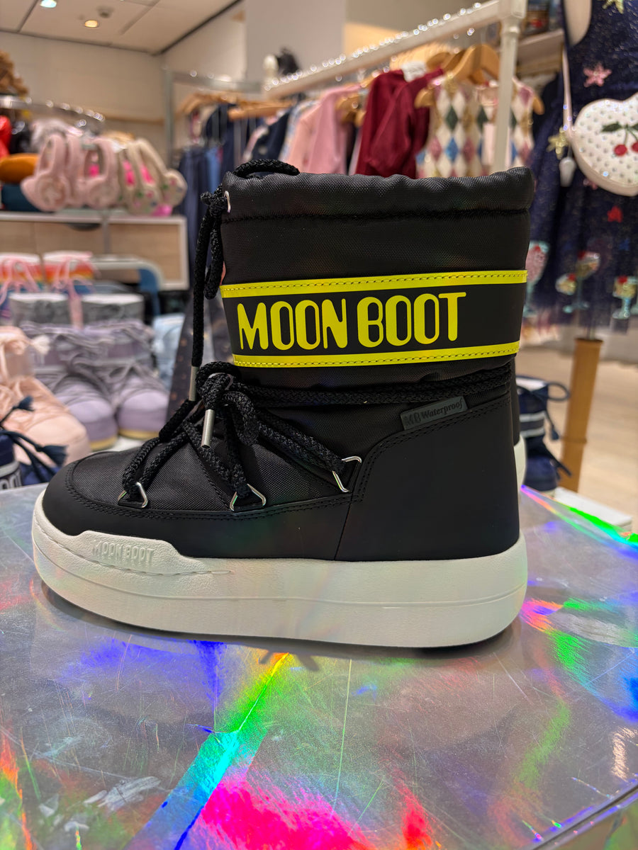 Moon Boot JUNIOR PARK BLACK BOOTS