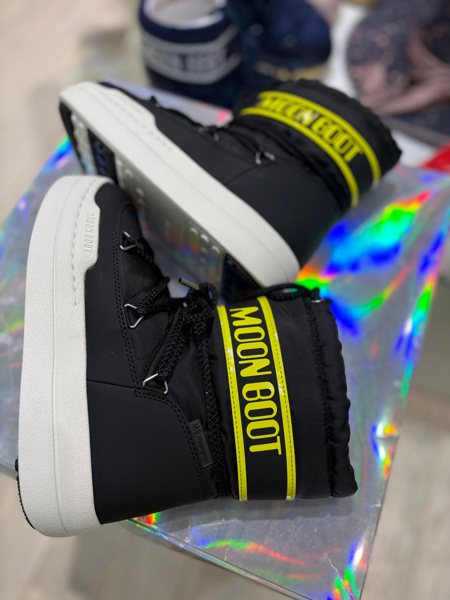 Moon Boot JUNIOR PARK BLACK BOOTS