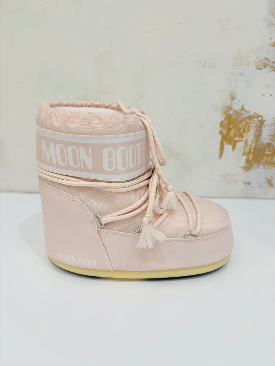Moon Boot Icon Low Nylon Boots Dusty Pink