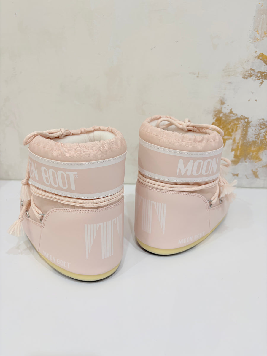Moon Boot Icon Low Nylon Boots Dusty Pink