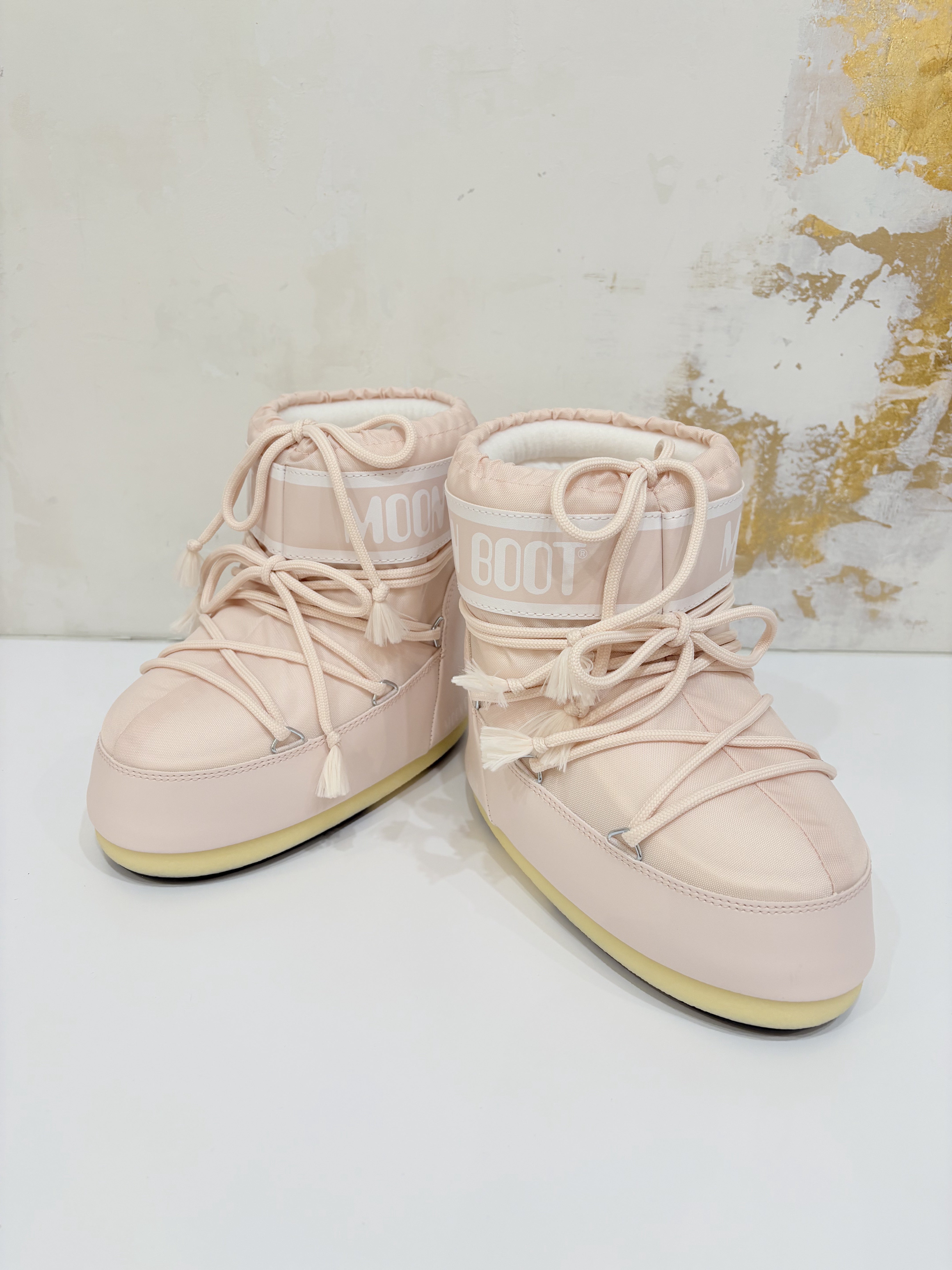 Moon Boot Icon Low Nylon Boots Dusty Pink
