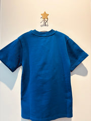 The Marc Jacobs Kids Blue flower-patch short-sleeve dress