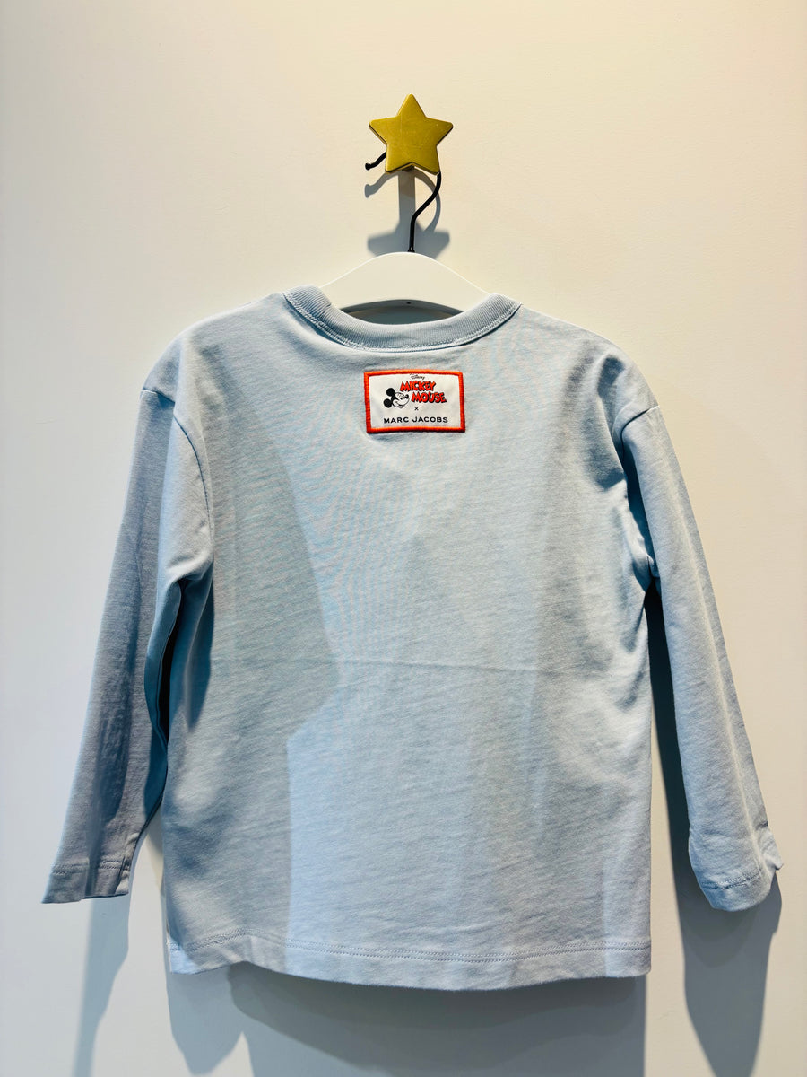 The Marc Jacobs Kids Pale Blue Disney graphic-print long-sleeve T-shirt
