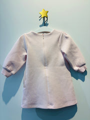 The Marc Jacobs Baby Girls Purple Chalk Graphic-print Long-Sleeve cotton dress